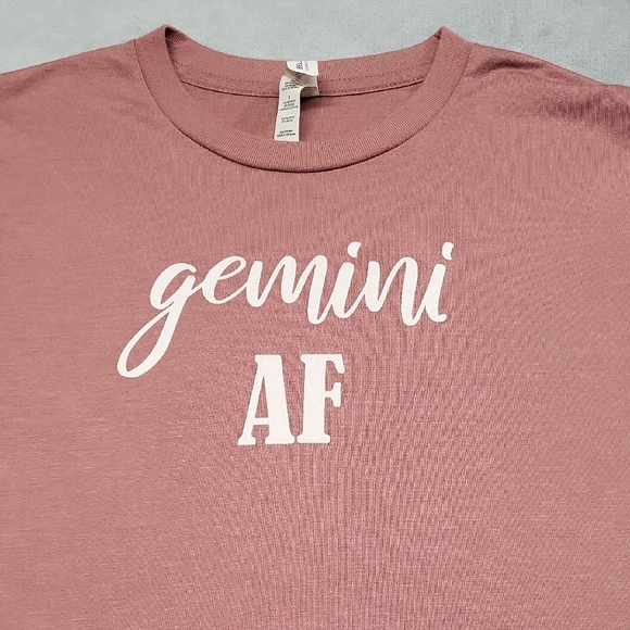 Bella Canvas Tops - Gemini AF Crop Top